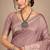 mauve assam silk blend woven work traditional saree