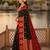 dark green silk blend woven work traditional saree