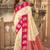 beige silk blend woven work traditional saree