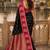 black silk blend woven work traditional saree