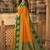 yellow silk blend woven work traditional saree
