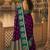 wine silk blend woven work traditional saree