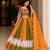 Mustard Yellow & Pink Navratri Lehenga Choli With Dupatta