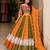 Mustard Yellow & Pink Navratri Lehenga Choli With Dupatta