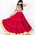 RED RAYON PARTY WEAR EMBROIDERY NAVRATRI LEHENGA CHOLI FREE SIZE SUPPORTED UP TO 44''