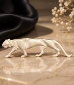 Elegant panther brooch with sleek animal motif     statement fashion brooch