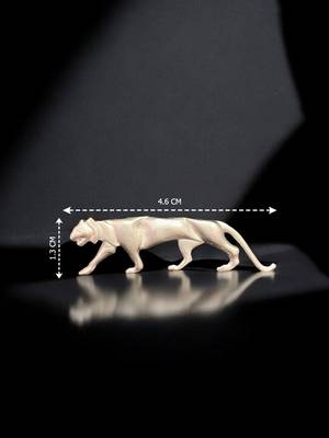 Elegant panther brooch with sleek animal motif     statement fashion brooch 3