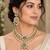 Gold-Plated Green Stone Kundan Necklace Set with Earrings