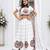 White Cotton Readymade Lehenga Choli with Gamthi Work