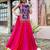 Pink & Violet Cotton Readymade Lehenga Choli with Thread & Sequin Work
