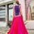 Pink & Violet Cotton Readymade Lehenga Choli with Thread & Sequin Work