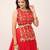 Orange Georgette Readymade Lehenga Choli with Mirror & Sequin Work