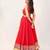 Orange Georgette Readymade Lehenga Choli with Mirror & Sequin Work