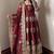 Maroon fendy silk embroidery thread zari sequins work anarkali kurta set