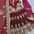 Maroon fendy silk embroidery thread zari sequins work anarkali kurta set