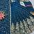 Teal shimmer silk embroidered codding, sequins work anarkali kurta set