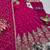 Ranipink shimmer silk embroidered codding, sequins work anarkali kurta set