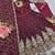 Maroon shimmer silk embroidered codding, sequins work anarkali kurta set