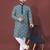 TEAL BLUE HEAVY EMBROIDERY WHITE THREAD WORK MENS KURTA PAJAMA SET