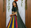 Muslin Cotton Chaniya Choli Set With Mirror Work And Pompom Lace