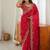 premium heavy fendy silk blend embroidered saree