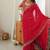 premium heavy fendy silk blend embroidered saree