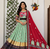 Muslin Cotton Chaniya Choli Set With Mirror Work And Lampi Lace
