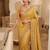 wedding wear pure kanjivarm silk blend beads work saree