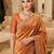 wedding wear pure kanjivarm silk blend beads work saree
