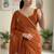 party wear crush silk blend saree