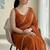 party wear crush silk blend saree