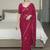 party wear crush silk blend saree