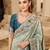 wedding wear pure kanjivarm silk blend heavy embroidery work saree