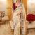 wedding wear pure kanjivarm silk blend heavy embroidery work saree