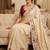 wedding wear pure kanjivarm silk blend heavy embroidery work saree