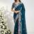 designer rangoli silk blend embroidey saree