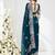 designer rangoli silk blend embroidey saree