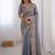 wedding special party wear soft nxc moss silk blend saree