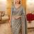 wedding wear pure kanjivarm silk blend beads work saree