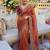 party & wedding wear soft fendy silk blend saree
