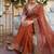 party & wedding wear soft fendy silk blend saree