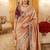 wedding wear pure kanjivarm silk blend heavy embroidery work saree