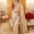 wedding wear pure kanjivarm silk blend heavy embroidery work saree