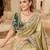 wedding wear pure kanjivarm silk blend heavy embroidery work saree