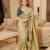 wedding wear pure kanjivarm silk blend heavy embroidery work saree