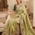 wedding wear pure kanjivarm silk blend heavy embroidery work saree