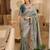 wedding wear pure kanjivarm silk blend heavy embroidery work saree