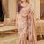 wedding wear pure kanjivarm silk blend heavy embroidery work saree