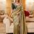 wedding wear pure kanjivarm silk blend heavy embroidery work saree