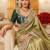wedding wear pure kanjivarm silk blend heavy embroidery work saree